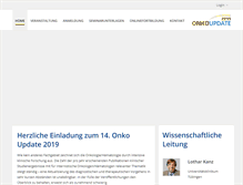Tablet Screenshot of onko-update.com